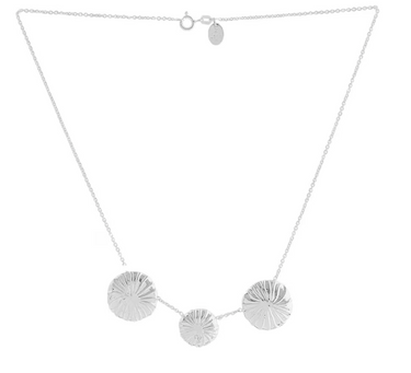 Collar Triple Medusa Plata
